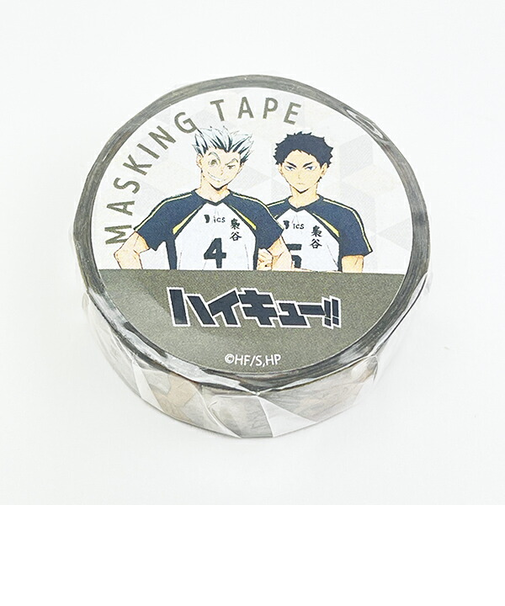 ハイキュー!! 梟谷高校(木兎・赤葦) マスキングテープ 文具 日本製