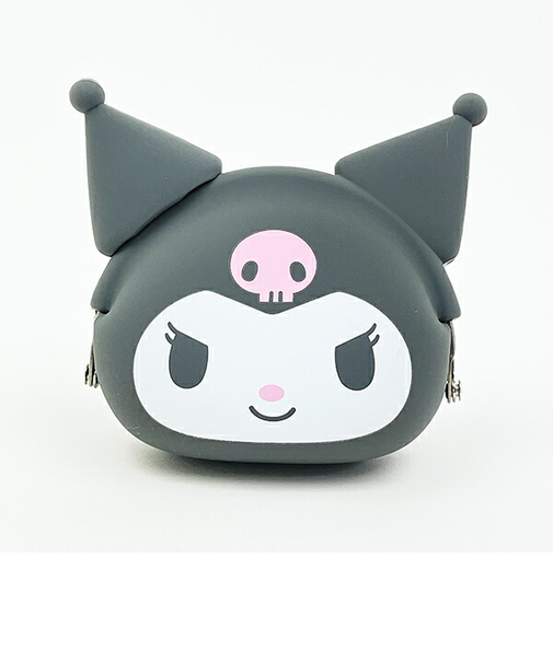サンリオ クロミ シリコンがまぐちポーチ mimi POCHI ブラック Sanrio