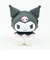 サンリオ クロミ お座り型シリコンがまぐちポーチ 3D POCHI ブラック Sanrio