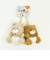 たろちゃんず くまじろ くまたろ ニコぬいキーホルダー ベビーver. マスコット