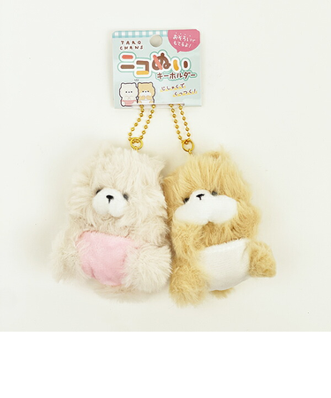 ニコぬい ぽめはるとぽめたろ ぬいぐるみマスコットキーホルダー