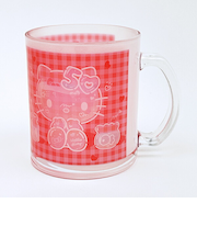 サンリオ ハローキティ 50th ガラスマグカップ コップ 日本製 Sanrio