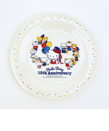 サンリオ ハローキティ 50th プレート 食器 日本製 Sanrio