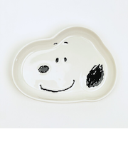 スヌーピー フェイス ダイカットプレート(S) 食器 SNOOPY