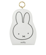 ミッフィー PU スマートキークロッシュ ミッフィーホワイト カー用品 鍵 miffy