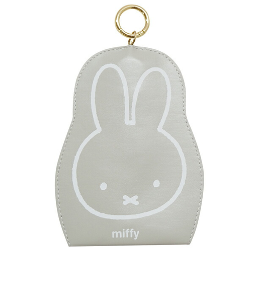 ミッフィー PU スマートキークロッシュ ミッフィーグレー カー用品 鍵 miffy