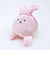 クマアンドベアープロデュース まんまるラビット ぬいぐるみ (ピンク) 兎 ストラップ
