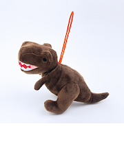 ふわダイナソーコレクション 本格派 ティラノサウルス ストラップ付 ぬいぐるみ 恐竜