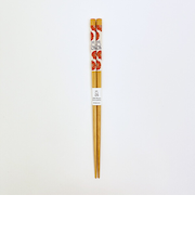 ミッフィー miffy フラワーパターン 和紙巻箸(レッド) 食器 日本製