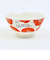 ミッフィー miffy フラワーパターン 茶碗(レッド) 食器 日本製