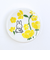 ミッフィー miffy フラワーパターン 丸箸置き(イエロー) 食器 日本製