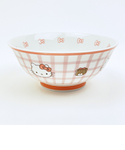 サンリオ ハローキティ 染付どんぶり チェック 食器 日本製 Sanrio