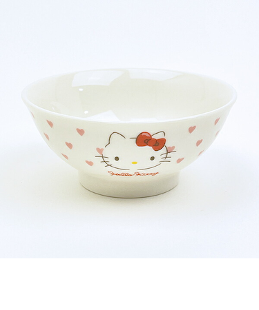サンリオ ハローキティ こども茶碗 ピンクハート 食器 キッズ 日本製 Sanrio