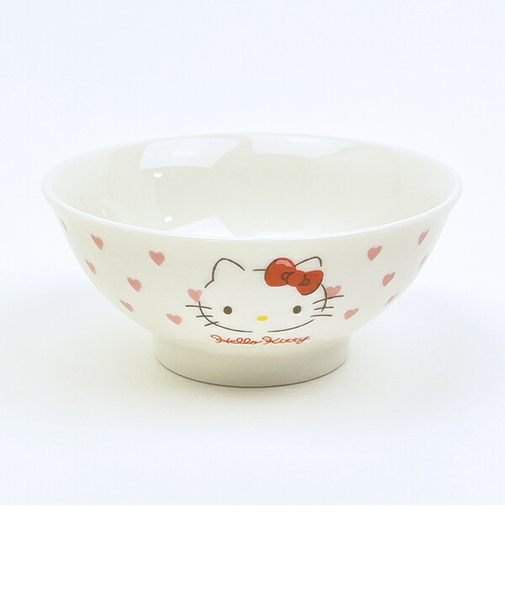 サンリオ ハローキティ こども茶碗 ピンクハート 食器 キッズ 日本製 Sanrio