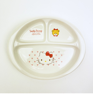 サンリオ ハローキティ ランチプレート ピンクハート 食器 日本製 Sanrio