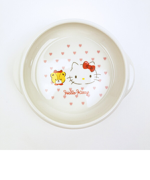 サンリオ ハローキティ すくいやすい食器UDボウル(M) ピンクハート キッズ 日本製 Sanrio