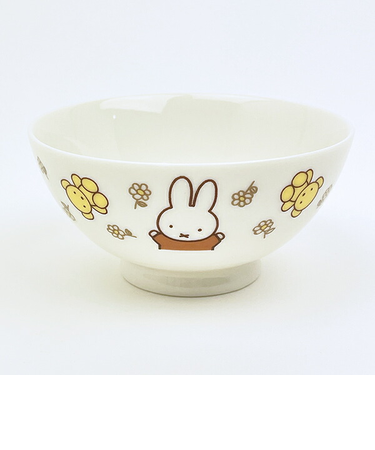 ミッフィー miffy ＆テディベア 茶碗 食器 日本製