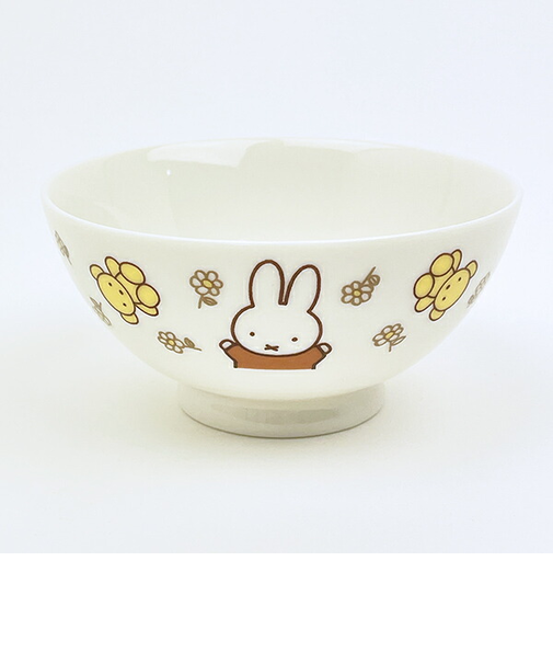 ミッフィー miffy ＆テディベア 茶碗 食器 日本製