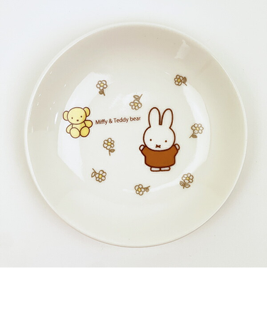 ミッフィー miffy ＆テディベア ミニプレート 食器 日本製