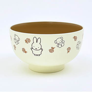 ミッフィー miffy ＆テディベア 塗汁椀 食器 日本製