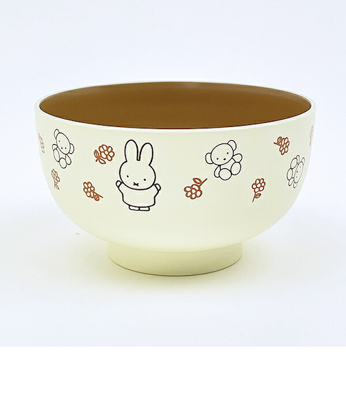 ミッフィー miffy ＆テディベア 塗汁椀 食器 日本製