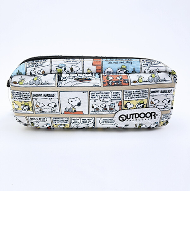 スヌーピー コミック ペンケース OUTDOOR PRODUCTS ポーチ SNOOPY