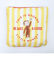おさるのジョージ グッドストライプ クッション