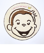 おさるのジョージ スマイルバナナ タフトマット