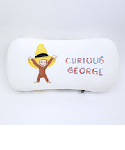 おさるのジョージ アニマルアルファベット 腰あてクッション