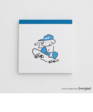 SKATER JON (スケータージョン) メモパッド・スクエア (action) 日本製