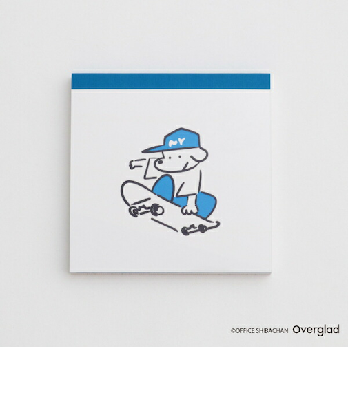 SKATER JON (スケータージョン) メモパッド・スクエア (action) 日本製