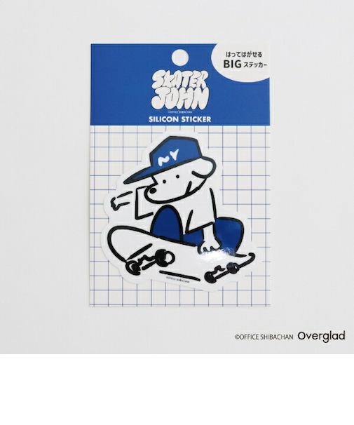 SKATER JON (スケータージョン) ダイカットシリコンステッカー (action)