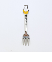 ミッフィー miffy ステンレスカトラリーフォーク イエロー 食器 日本製