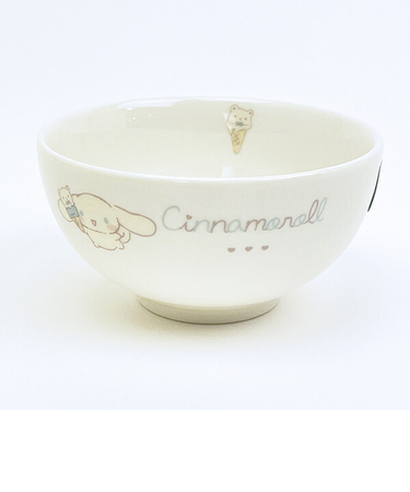 サンリオ シナモロール ライスボウル のんびりナチュラル 食器 シナモン 日本製 Sanrio