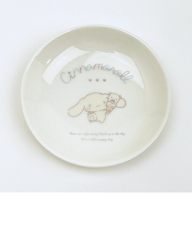 サンリオ シナモロール ミニプレート のんびりナチュラル 食器 シナモン 日本製 Sanrio