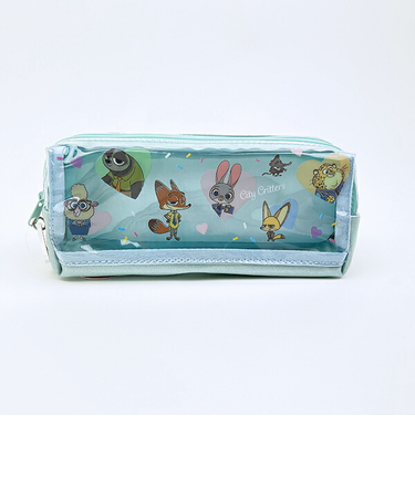ディズニー ズートピア Wファスナーペンケース 文具 スクール Disney