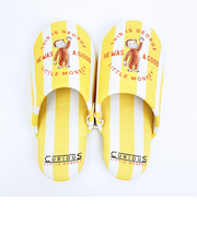 おさるのジョージ グッドストライプ スリッパ