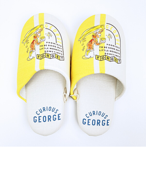 おさるのジョージ ペイントポップ スリッパ