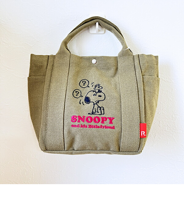 スヌーピー ランチトートバッグ カーキ ROOTOTE ルートート コラボ SNOOPY