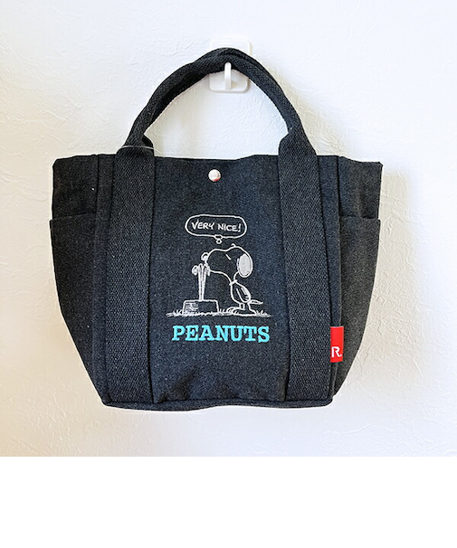 スヌーピー ランチトートバッグ グレー ROOTOTE ルートート コラボ SNOOPY
