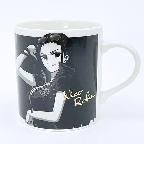 ワンピース ロビン モノクロームマグカップ コップ 日本製