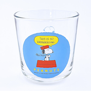 スヌーピー スカーフ レトロカラーワイドタンブラー コップ SNOOPY