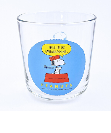 スヌーピー スカーフ レトロカラーワイドタンブラー コップ SNOOPY