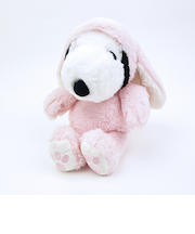 スヌーピー ロップイヤーバニー ぬいぐるみ (ピンク) SNOOPY