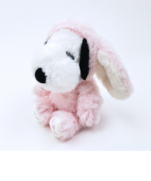 スヌーピー ロップイヤーバニー ぬいぐるみ(S) (ピンク) SNOOPY