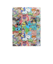 ディズニー トイストーリー 30th ダイカットクリアファイル5P 集合 文具 日本製 Disney