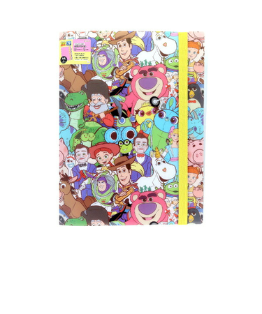 ディズニー トイストーリー 30th ゴムバンド付クリアファイル5P+F 集合 文具 Disney