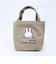 ミッフィー miffy ミニトートバッグ  グレージュ(ミッフィーフェイス)