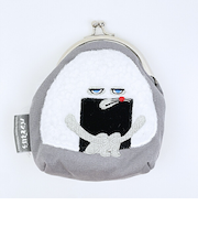 パンどろぼう おにぎりぼうや 半立体がま口ポーチ