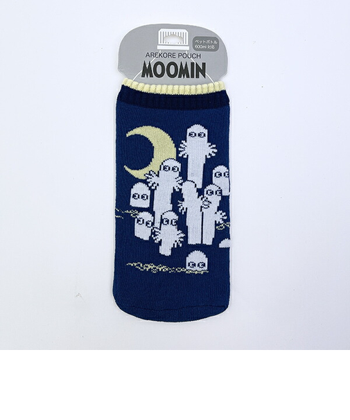 ムーミン ニョロニョロ あれこれポーチ ネイビー